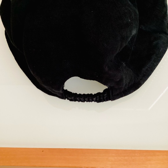 Miss Blumarine Black Crystals Embellishments Baseball Hat - Picture 3 of 4